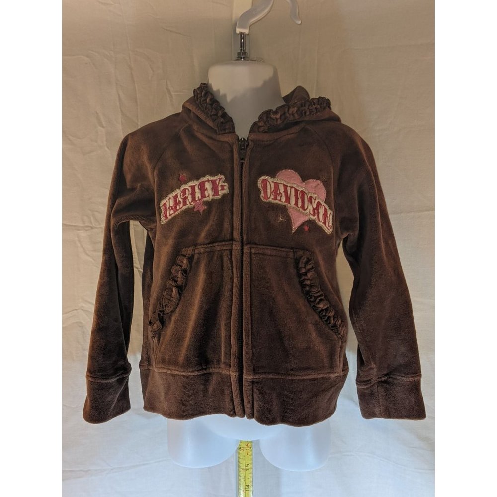Girls Harley Davidson Hoody Jacket 2T